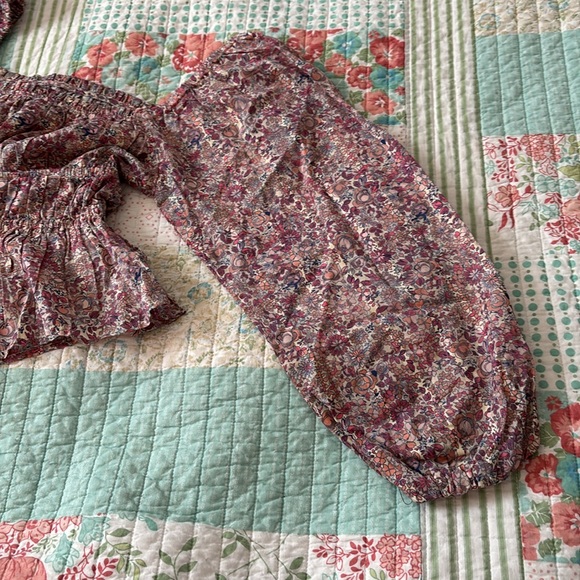 J.Crew Liberty fabric square neck top - Picture 4 of 5